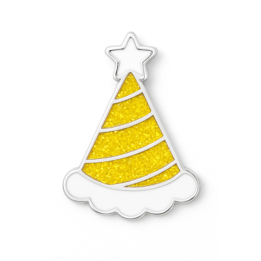 Glittering Enamel Pin