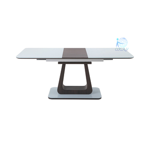 Thiết Kế Hiện Đại Đồ Nội Thất Nhà Bằng Gỗ Bàn Ăn Đặt Hình Chữ Nhật Bàn Ăn MDF Giấy + Sơn Thủy Tinh - Product Image 2