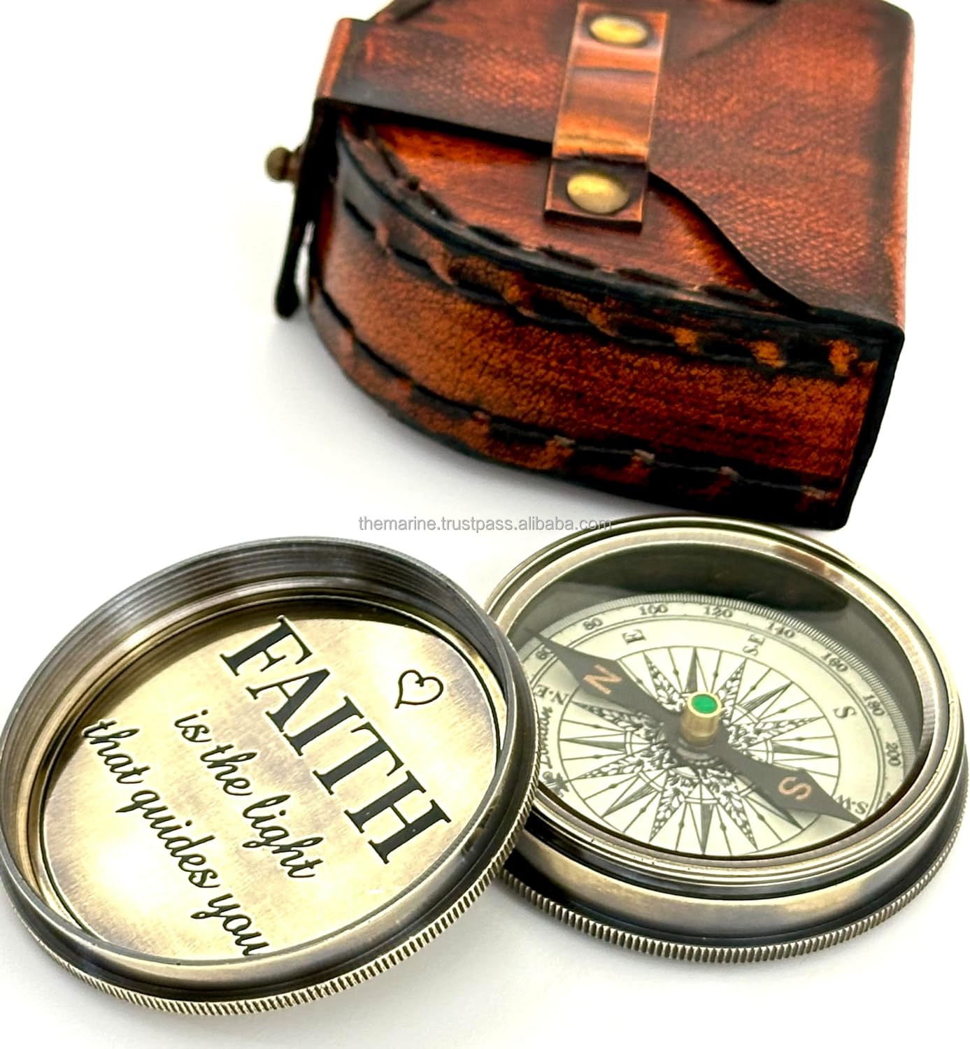 Laiton antique & marron