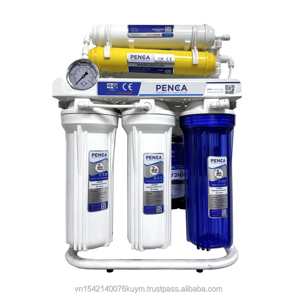 Bán buôn thẩm thấu ngược Hệ thống thiết bị gia dụng nước uống lọc Alkaline khoáng 7 giai đoạn lọc nước RO Máy lọc nước
