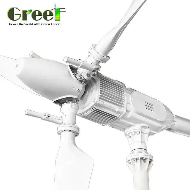 Vendita calda fabbrica della cina 5kW 30kw Pitch control turbina eolica con pale di controllo a passo variabile turbina eolica ibrida sistema di alimentazione