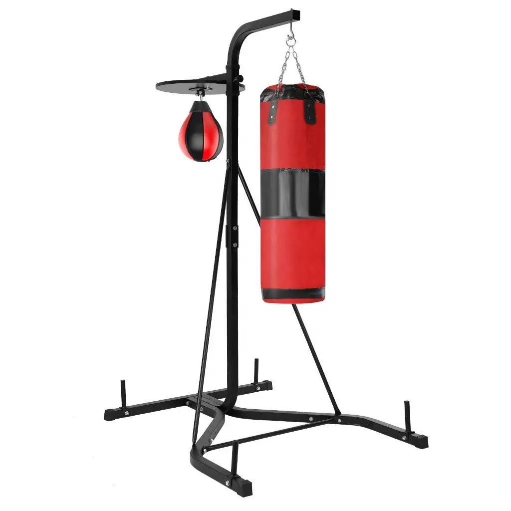 Source Boxing Rack with Sandbag, Heavy-Duty Boxing Punching Bag Racks Muscle Strength Speed Ball Punching Bags Stand Men Indoor Fitness on m.alibaba