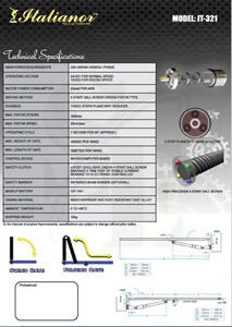 Italianor IT-321 DC Swing gấp cánh tay động cơ 1 Piece cổng nhà điều hành cho oae 333A/Eagle autogate động cơ thay thế - Product Image 2