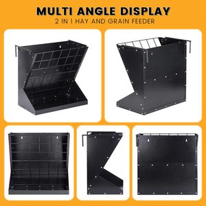 Treo Tường Mạ Kẽm Kim Loại Chăn Nuôi Trung Chuyển Với Có Thể Điều Chỉnh Khoảng Cách Dê Ngựa Trung Chuyển Cho Hay Và Hạt - Product Image 5