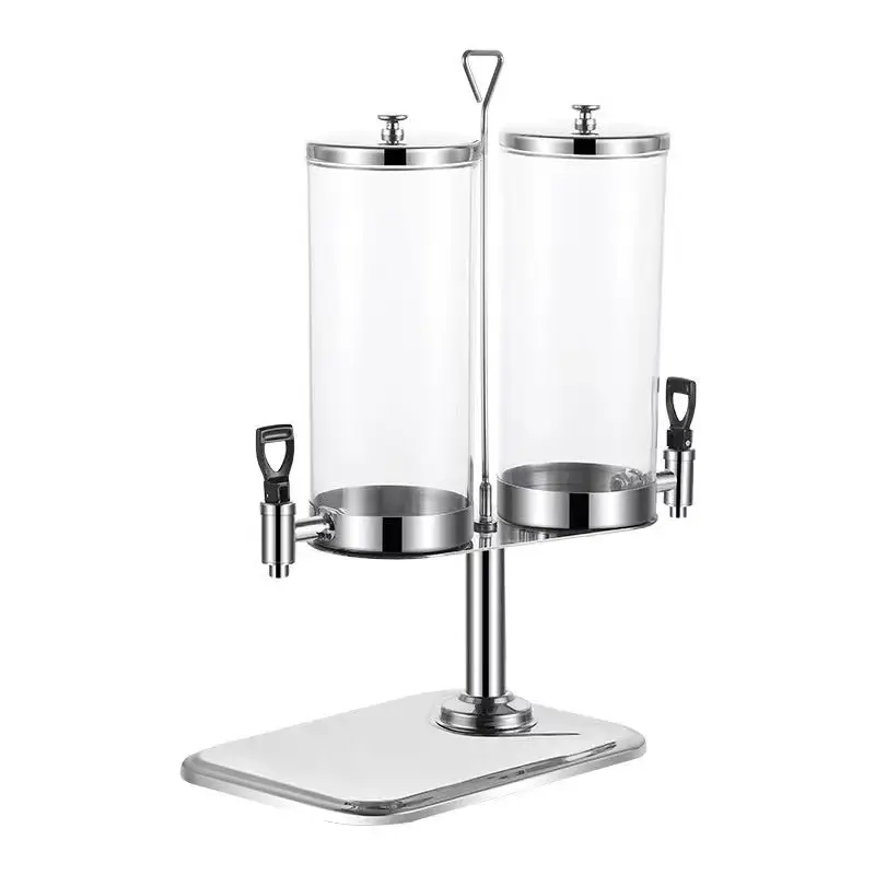 NOVO equipamento de catering buffet plástico bebida quente e fria leite laranja juicer dispensador bebida fria dispensador