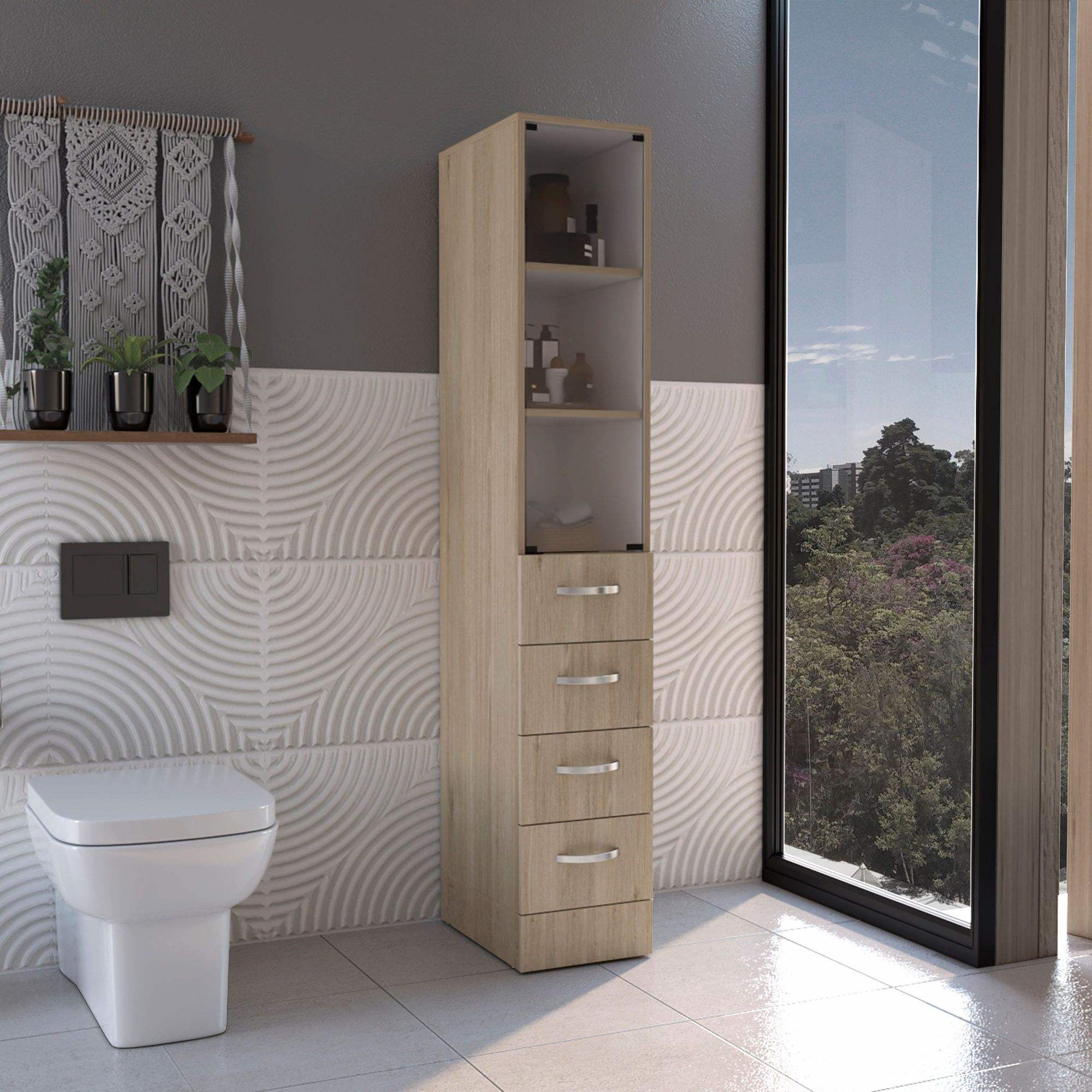 Light Pine / White Color