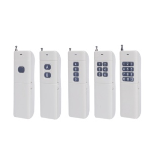 Su pompası sistemi için 433MHz LoRa uzun menzilli çift yönlü uzaktan kumanda 4 düğme kablosuz verici - Product Image 1