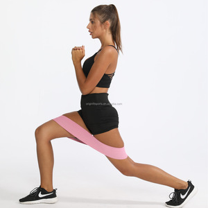 Pink Fitness Resistance Bands Set Custom logo 5 Latex <strong>Elastic</strong> Mini <strong>Loop</strong> Yoga Gym Workout <strong>Exercise</strong> Bands Body Building - Product Image 5