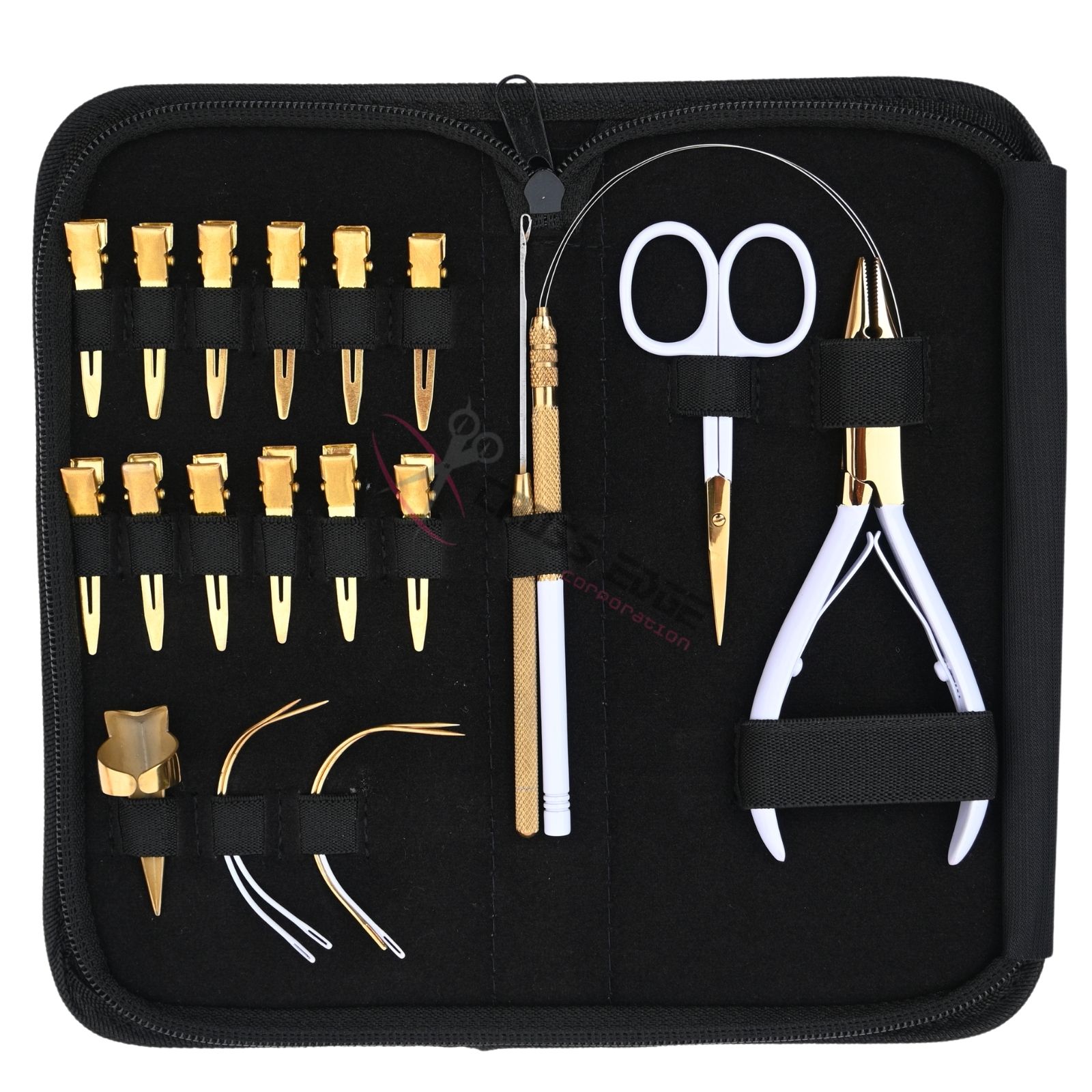 Trousse à outils blanc et doré