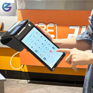 Z108デュアルスクリーンAndroid POS端末58mmプリンタ付き小売店レジ係キュー管理システム - Product Image 1