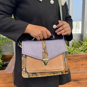 Top Venda Por Atacado Estilo Clássico Cobra Pele Padrão Bolsa De Couro De Vaca para As Mulheres Crossbody Sacos Multi Cores para Uso Diário