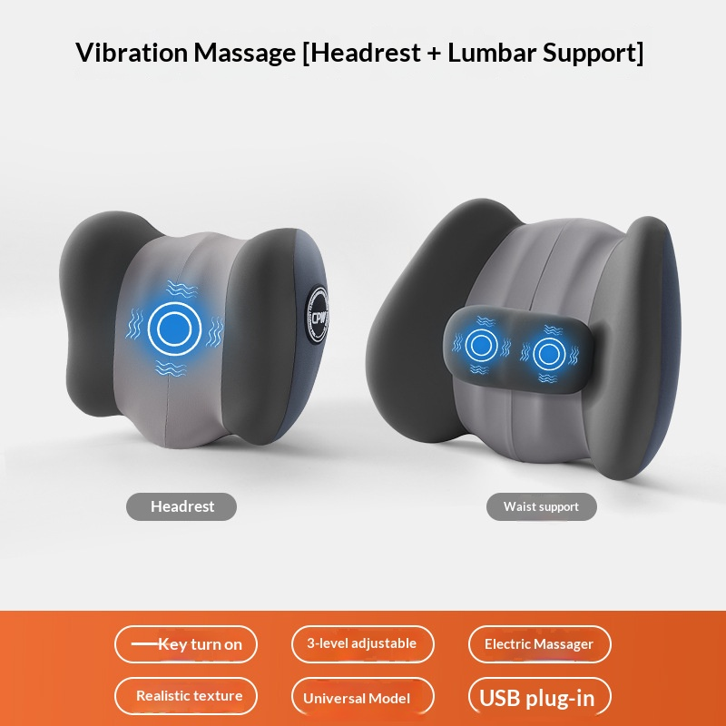 Headrest + lumbar support