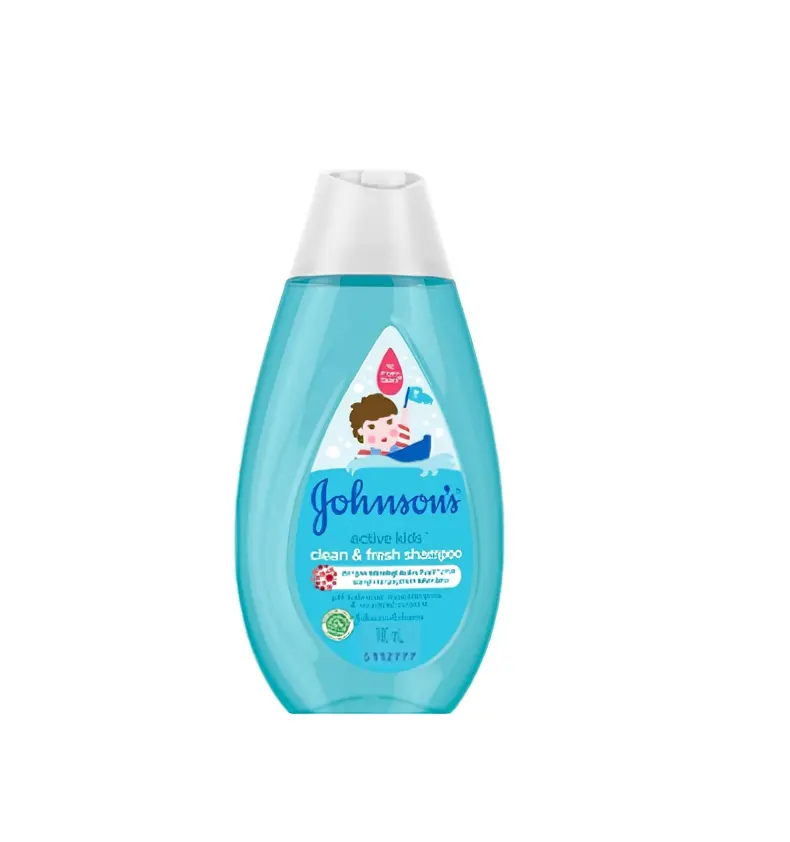 Johnson Baby Shampooing 100ml Active Fresh Variant Odeurs fraîches et toucher doux Pack de bouteilles de shampoing pour bébé de la meilleure marque