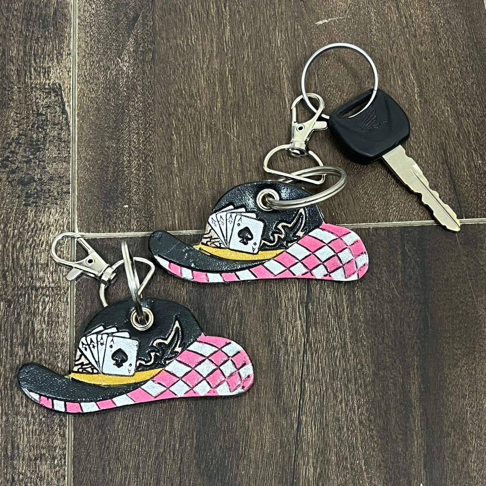 Pink & White Checkered