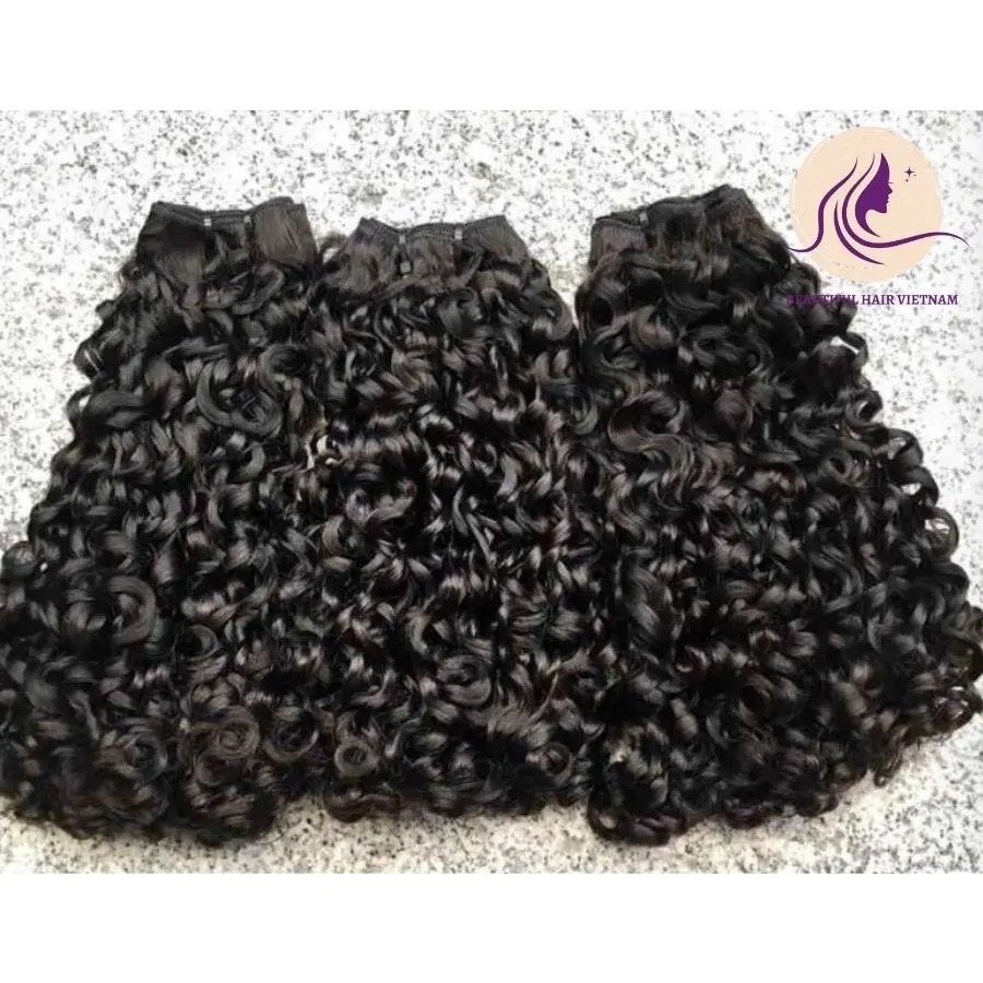 Smooth Pixie Curl Nice Texture El mejor cabello virgen, extensiones de cabello humano de alta calidad, pelucas para mujeres negras, cabello crudo