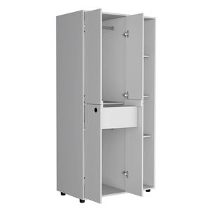 Boise phòng ngủ trắng armoire thanh lịch Trắng tủ quần áo cho phòng ngủ lưu trữ - Product Image 5