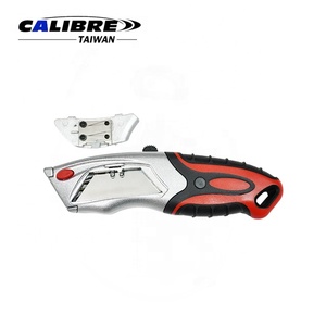 มีดยูทิลิตี้พับเก็บได้สำหรับงานหนักปรับโหลดอัตโนมัติพร้อมที่จับยาง<span class=keywords><strong>6</strong></span>ชิ้นแบบ DIY - Product Image 5