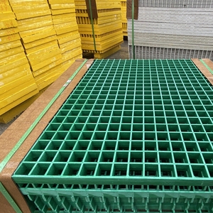 市政绿化用各种规格40*38耐用玻璃纤维绝缘平台玻璃钢格栅 - Product Image 3