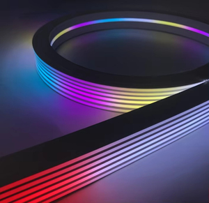 Addressable RGB เปลี่ยนสีได้ dreamlite สำหรับร้านค้าชื่อโลโก้ป้ายนีออนตัวอักษรกลางแจ้งป้ายไฟนีออน LED แบบกำหนดเอง