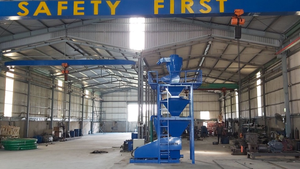 Alimentador a vácuo industrial de aço inoxidável, sistema de transporte pneumático resistente ao calor, transporte de matérias-primas para mineração do Vietnã
