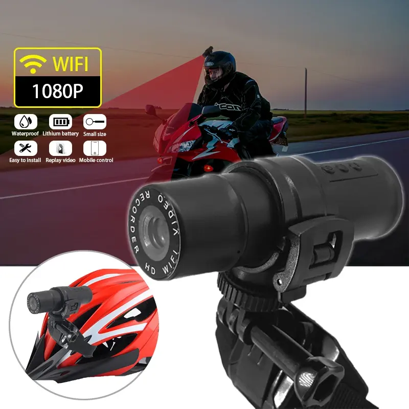 New HD 720p dash cam motorcycle wireless car camera wifi works 8 hours full hd 1080p bike camera motorcycle recorder
