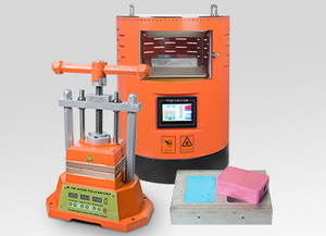 金型製作ジュエリー用ミニタイプダブルコントローラーデジタルゴム加硫装置 - Product Image 6