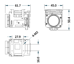 8MP 1/2.8&quot; CMOS 1080p HD <strong>Camera</strong> Module 4.8-48mm Lens 10X Optical Zoom Network Block <strong>Camera</strong> for Drone and PTZ Unit