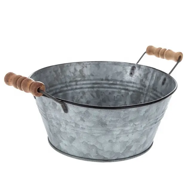 Best Quality Iron Champagne Ice Bucket Rustic Tub For Wine And Beverage At Good Price