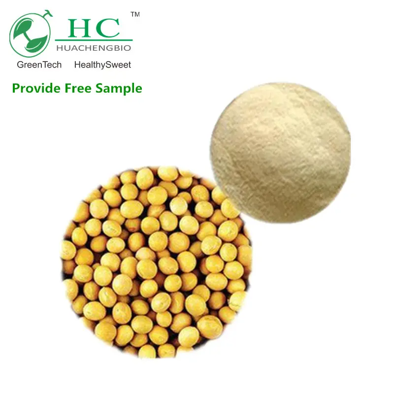 Supply Non-GMO High Quality Soybean Extract 20%-40% Soy Isoflavones soybean soluble powder
