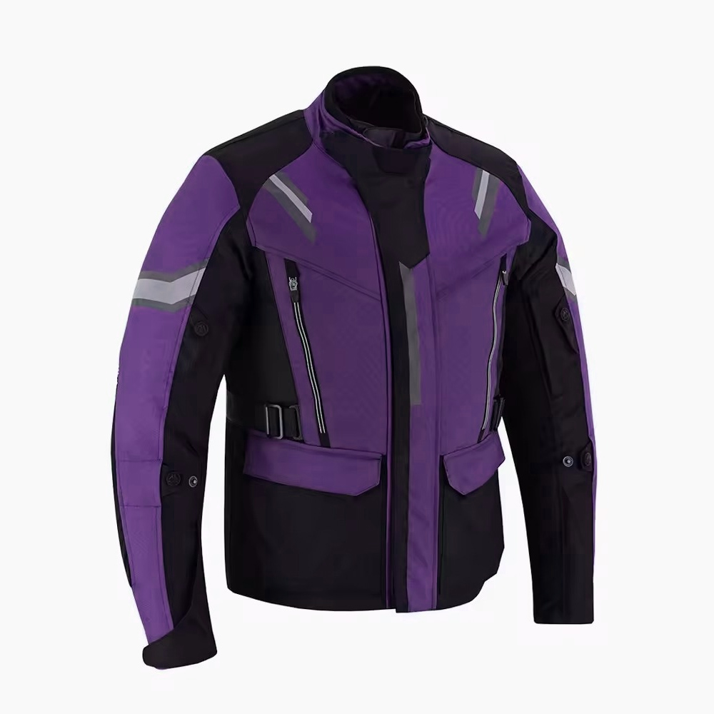 Morado y negro
