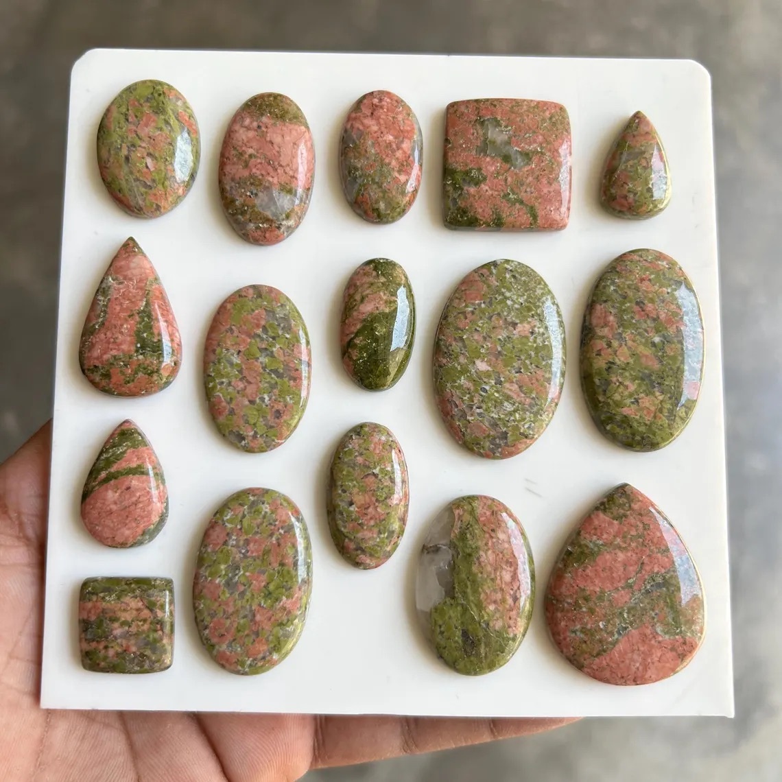 Real Genuine High Grade Quality Natural Unakite
