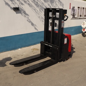 Palet istifleyici 2 Ton 2 metre elektrikli kendinden yükleme elektrikli el istifleyici tam elektrikli 2000kg 5000mm kendinden yükleme Forklift - Product Image 4