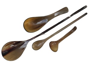 优质水牛角勺牛汤和咖啡餐具派对餐具畅销优质牛角勺 - Product Image 6