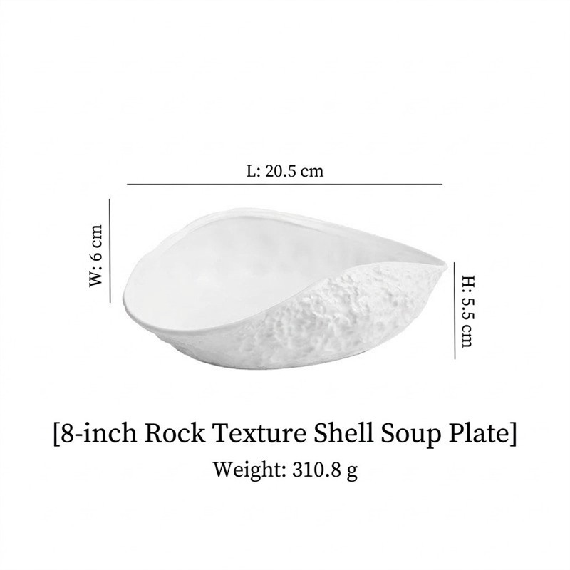 8" irregular bowl