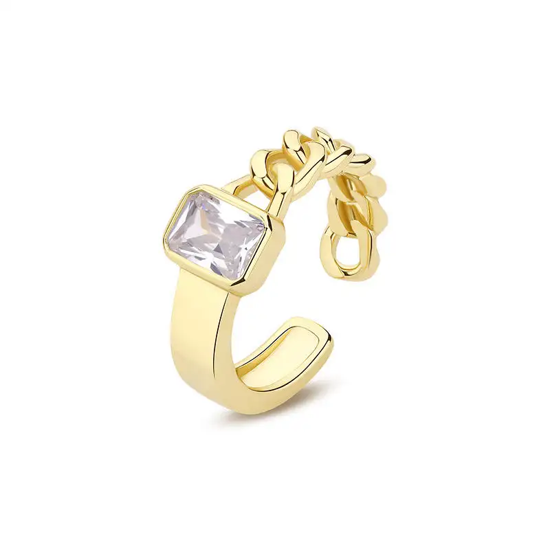 Jual cincin romantis berkualitas tinggi mode 925 perak murni perhiasan zirkonia kubik cincin pertunangan harga yang terlihat Set nyata