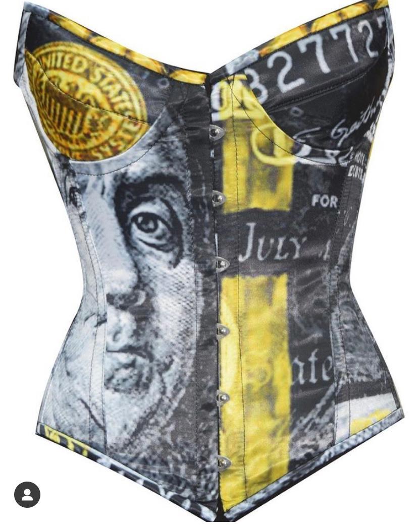 Black Dollar Bill Print