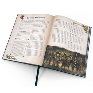 Custom Printed Faux Leather Cover Hardcover Game Instruction Distressed <strong>Books</strong> Brochures Fiction MapBooks Printing