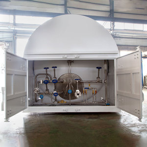 8m3 Horizontal Mobile <strong>Tank</strong> Liquid Nitrogen LOX Trailer <strong>Tank</strong> Portable Cryogenic <strong>Tank</strong>