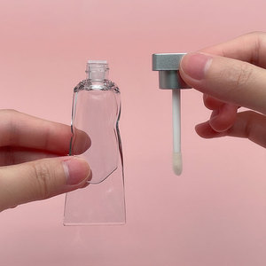 定制高品质唇油彩色化妆容器印刷标志唇彩哑光批发彩色液体红色唇彩瓶 - Product Image 6