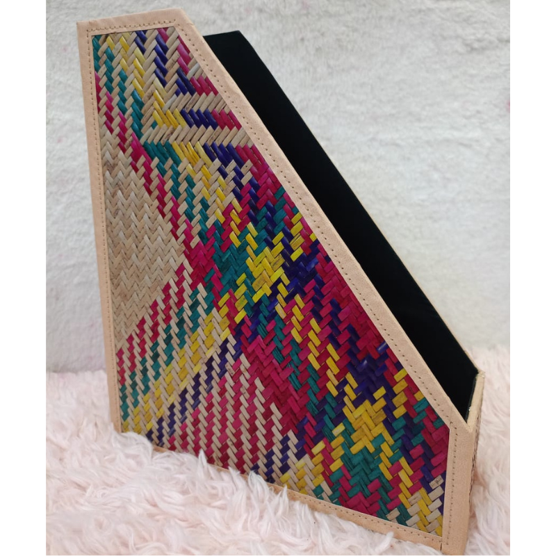 Natural with Multi-color (Red, Green, Blue) Geometrical Patterns