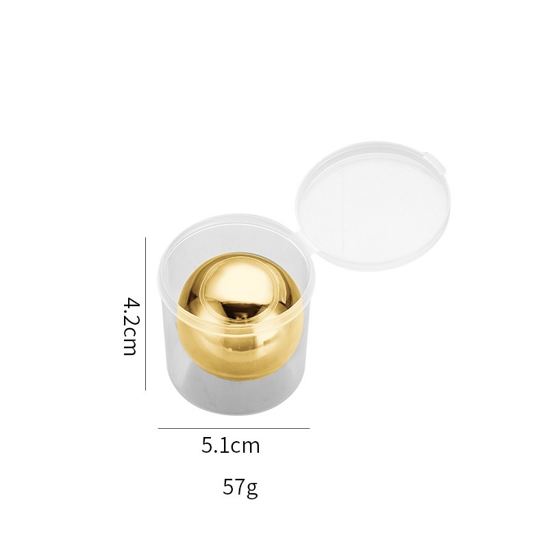 Boîte à grains simples Gold-38mm