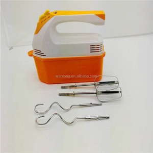 Elektrikli el mikseri 5 hız klasik paslanmaz çelik mikser Ultra güç yumurta çırpıcı ile kolay çıkarma düğmesi saklama kutusu - Product Image 6