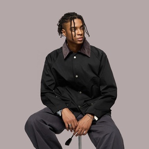 Chất lượng cao 100% Polyester vải cổ điển tiện ích Barn việc vặt trang trại áo bảo hộ lao động thời trang ngoài trời di sản lĩnh vực Áo khoác cho nam giới - Product Image 4