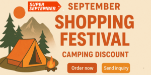 محمولة من الفولاذ المقاوم للصدأ أكسفورد ، سعة 120 كجم للتخييم ، للتنقل والشاطئ - Product Image 2