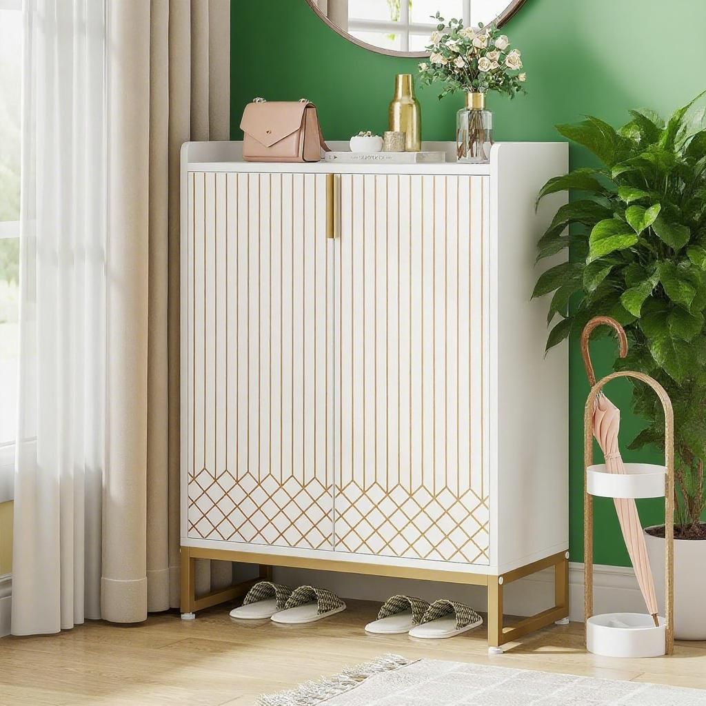 White and Gold Color
