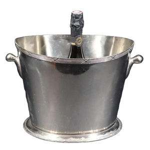 Đẹp Chất Lượng Rượu Sâm Banh Mát Thanh Nguồn Cung Cấp Biểu Tượng Tùy Chỉnh In Kim Loại Xô Đá Giá Rẻ Giá Hiển Thị Truy Cập Mỹ Rượu Vang Máy Làm Lạnh - Product Image 1