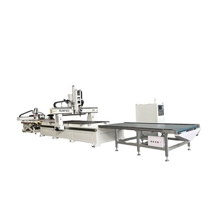 Máquina enrutadora de anidación CNC SUNTEC ATC con carga y descarga, de husillo de servomotor Italia, proveedor de enrutador CNC ATC - Product Image 2