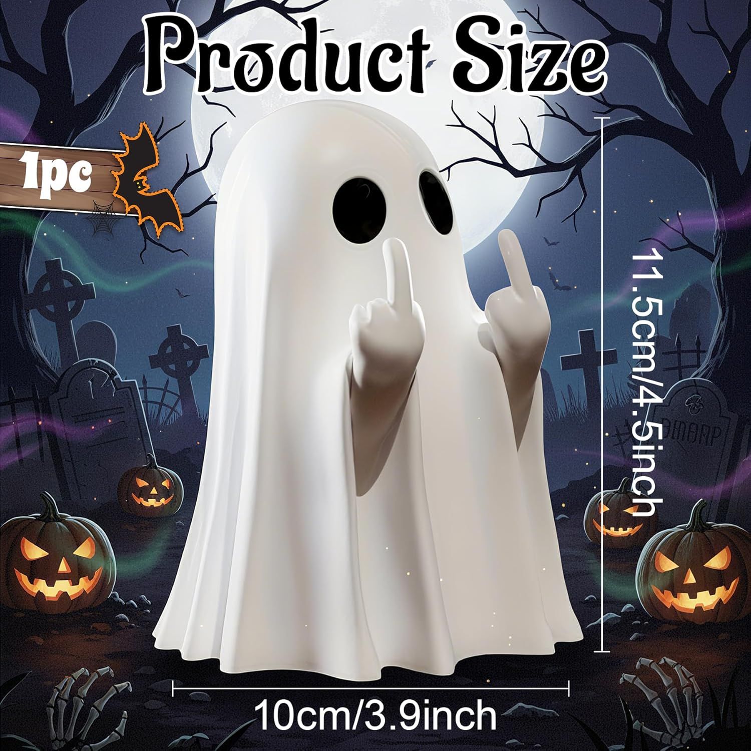 Big Ghost Figurine Color