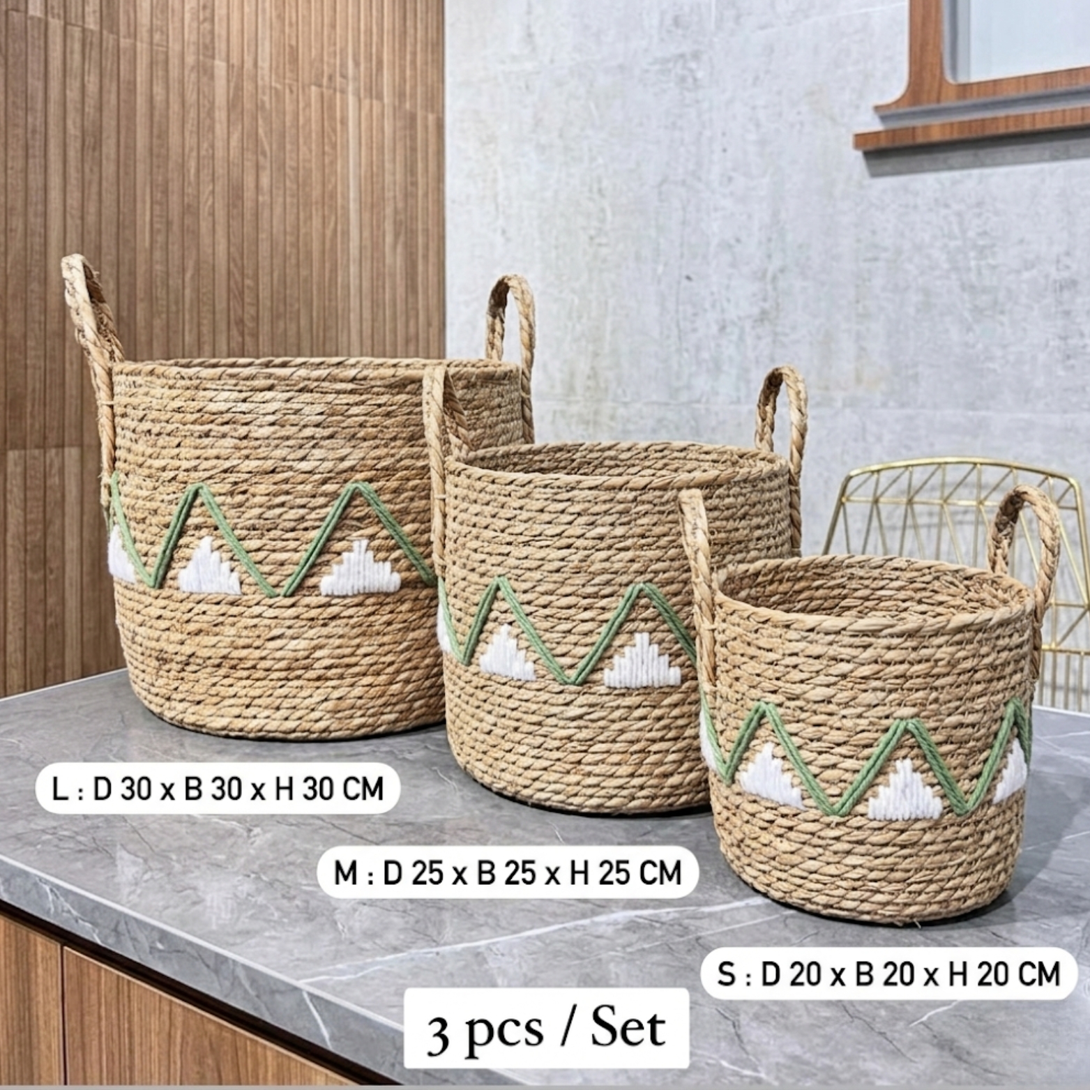 Ensemble de 3 pièces