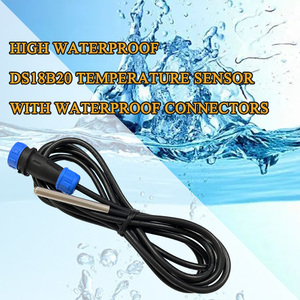 Conector impermeable personalizado sensor de temperatura digital ds18b20 3 metros impermeable ds18b20 sensor de temperatura de alta fiabilidad - Product Image 2